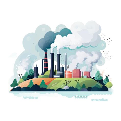 Premium Photo Environmental Pollution Concept Art Vector In Cartoon Style