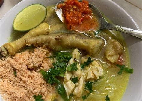 Resep Soto Lamongan Kuah Kuning Oleh Itmamul Mafazah Cookpad