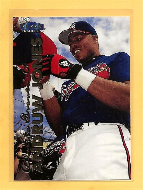 Andruw Jones Fleer Tradition Braves Comb Shipping Ebay