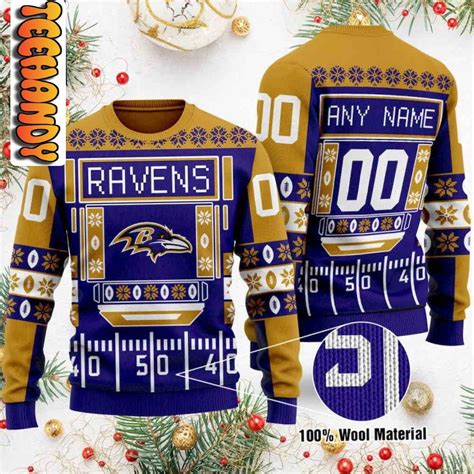 Baltimore Ravens NFL Ugly Christmas Sweater