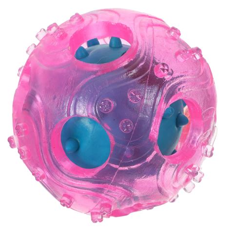 Tricky Treat Ball Interactive Food Dispensing Dog Toy Treat Ball Rubber