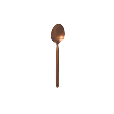 capri brushed copper flatware   event rental