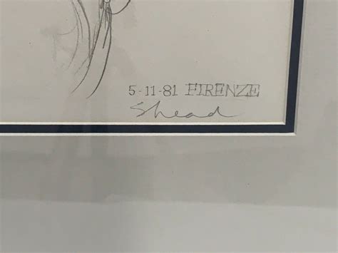 Original Pencil Drawing Sleeping Nude Signed By Gary Shead 1942 The McCorry Collection