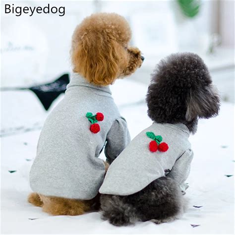 bigeyedog cute dog clothes female dog costume apparel spring summer pet clothing  dog shirt