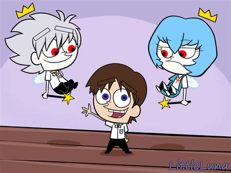 Shinji And His Fairy God Parents By Shivery Ao On Deviantart