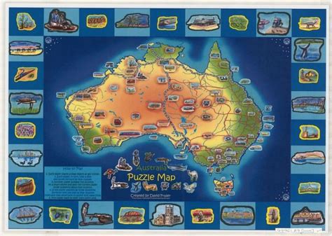 Australia Puzzle Map | Board game geek, Australia map, Map