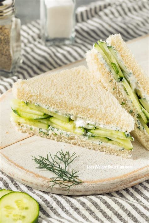 Low Calorie Cucumber Sandwiches for Weight Loss - Lose Weight By Eating