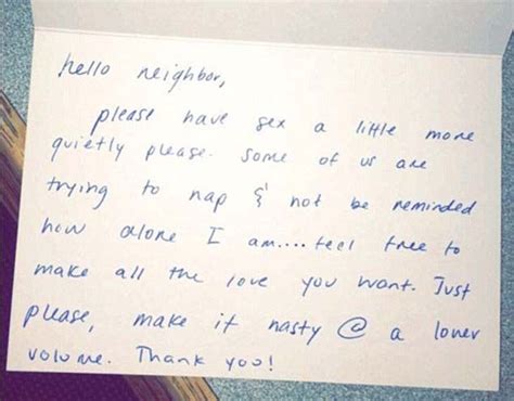 Student Complains About Neighbour S Noisy Sex Life Receives Hilarious Apology Toronto Sun