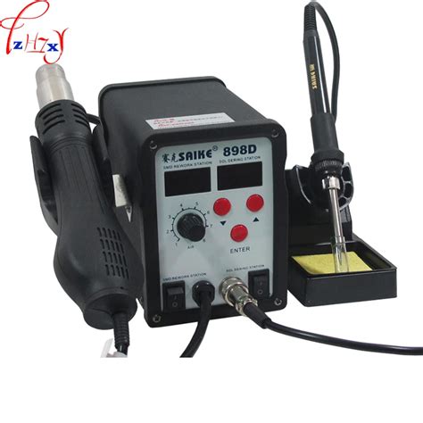 Hot Air Gun Soldering Desoldering Station Combo Saike In Electric Soldering Irons From Tools On