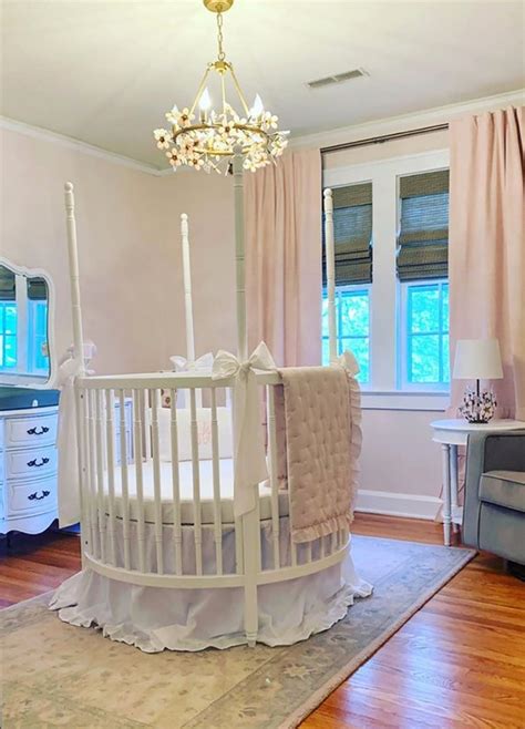 Baby Girl Round Cribs