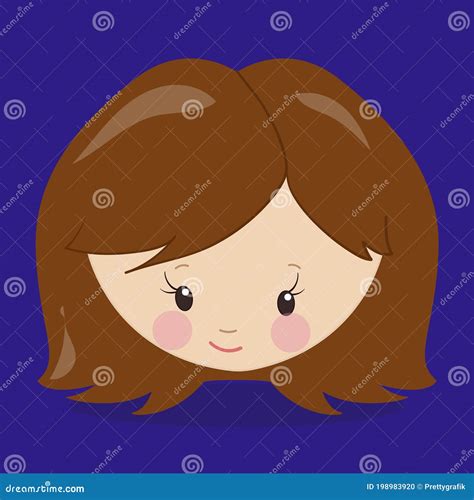 Brunette Paper Doll Care Stock Vector Illustration Of Care Brunette