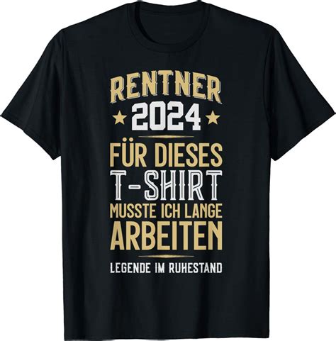 RENTNER 2024 RUHESTAND RENTE T Shirt Verkauft Von Precision Robbi SKU