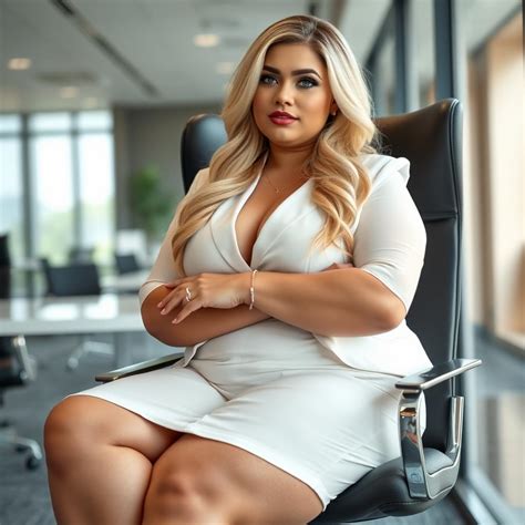 Celebrate Curves Stunning Blonde Beauty