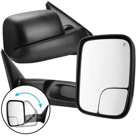 Buy AUTOSAVER88 Tow Mirrors Compatible With 2002 2008 Dodge RAM 1500