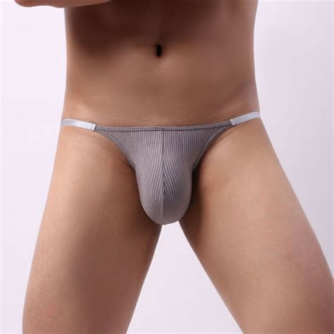Sexy Mens Mesh Low Rise Bikini Thong G String Briefs Underwear Swimwear Panties Ebay
