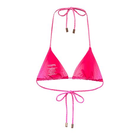 Berry Triangle Bikini Top Kamari Swim Wolf Badger