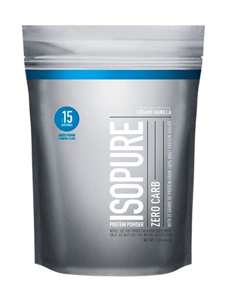 Сывороточный изолят Изопюр Зеро Карб IsoPure Zero Carb Кремовая ваниль ...