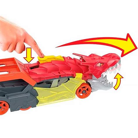 Hot Wheels Reboque de Dragão DoRéMi Brinquedos