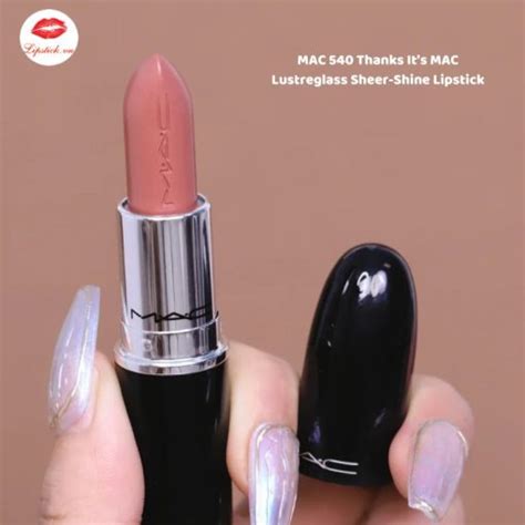 Son Mac Thanks It S Mac H Ng N U Nude Lustreglass Sheer Shine