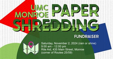 Nov 2 | UMC Monroe Fall Paper Shredding Fundraiser | Monroe, CT Patch