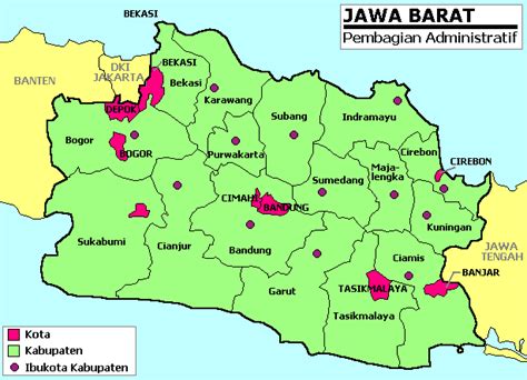 4 Jenis Peta Jawa Barat Sejarah Penduduk Budaya Dan Tempat Wisata