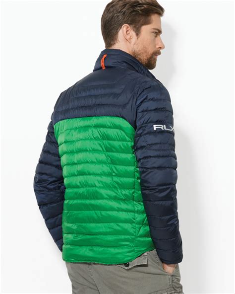 Lyst Ralph Lauren Polo Rlx Waterresistant Down Jacket In Blue For Men