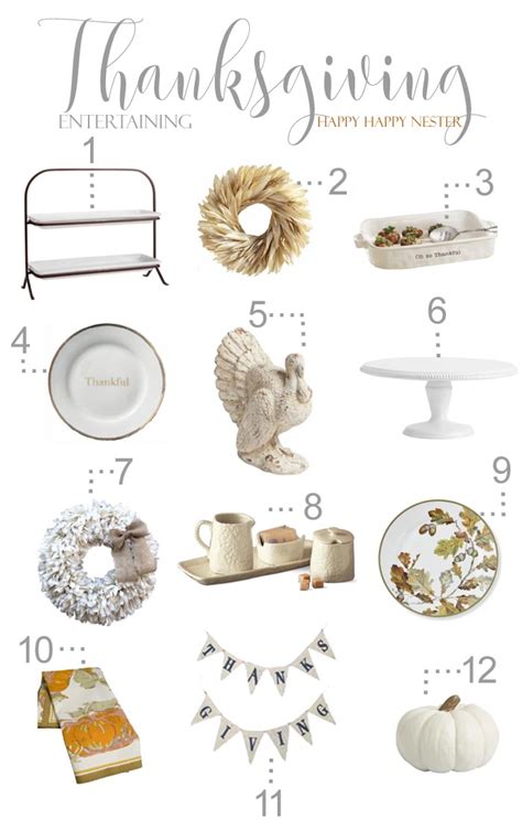 Thanksgiving Table Decorations to Buy - Happy Happy Nester