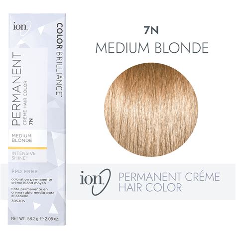 Ion N Medium Blonde Permanent Creme Hair Color By Color Brilliance