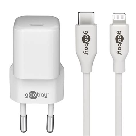 Usb C Oplader Lightning Kabel Aansluiting Euro Stekker Male