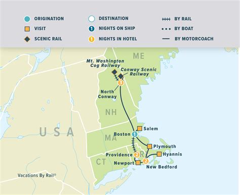 New England in the Fall Train Tour