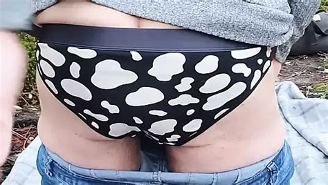 Beautiful Chubby Blonde BBW In Dress Flashes Cute Small Boobs With Big Nipples And Fat Pussy In