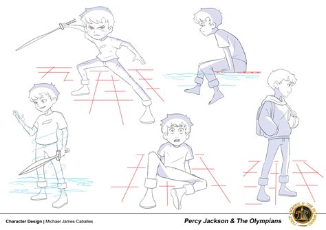 Percy Jackson And The Olympians Characters Drawings