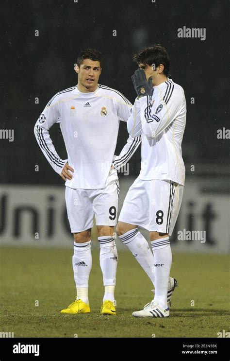 Download this stock image: Real Madrid's Kaka and Cristiano Ronaldo ...