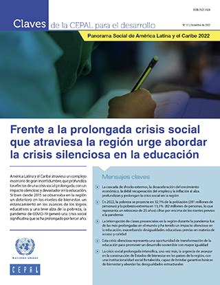Claves de la CEPAL para el desarrollo Nº 13 Panorama Social de América Latina y el Caribe CEPAL
