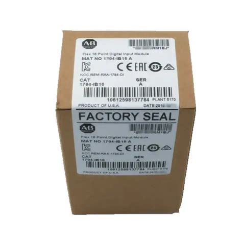 1794-IB16 Allen Bradley - PLC-HUB Programmable Logic Controller for sale