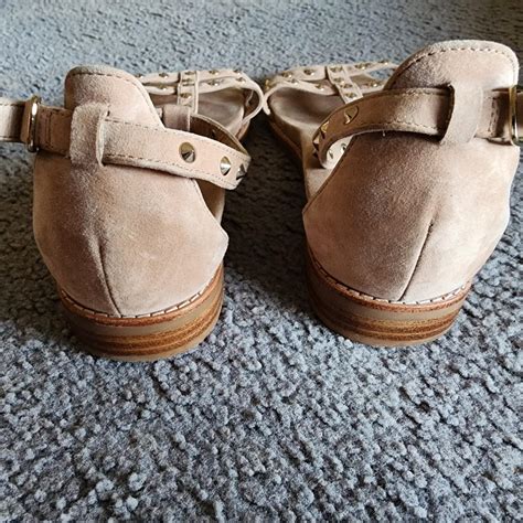 Bared Flamingo Nude Suede Size 39 Depop