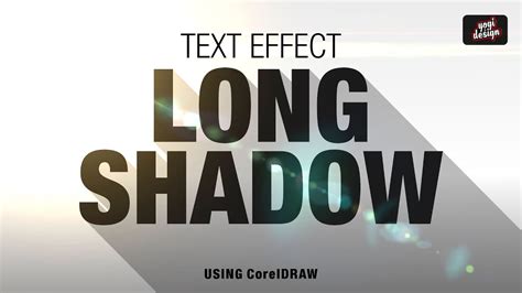 Learn How To Quickly Make Long Shadow Effect Using Corel Draw Graphic