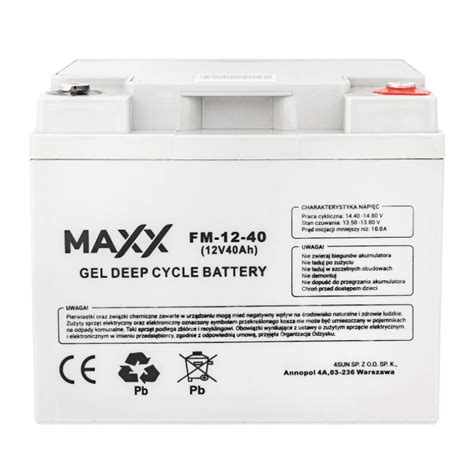 АККУМУЛЯТОР ГЕЛЕВЫЙ 4SUN DEEP CYCLE MAXX 40Ah 12V FM-12-40Ah — купить ...