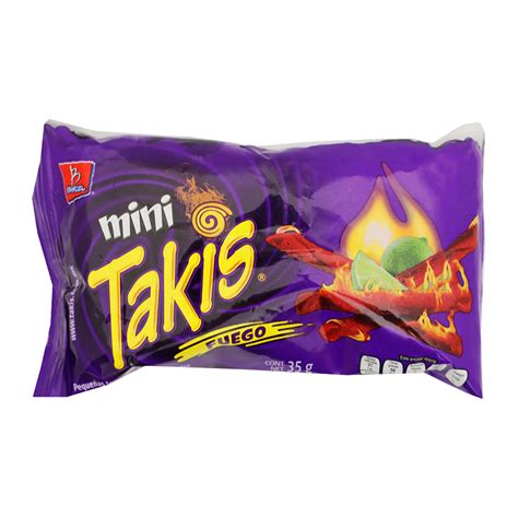 Takis Mini Takis Fuego Hot Chili Pepper Lime Bite Size Tortilla Chips X G Online At Best