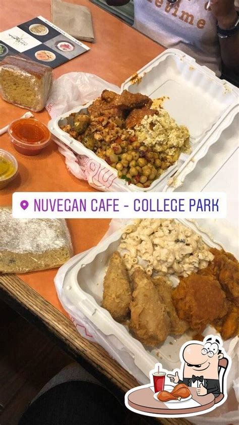 Menu At Nuvegan Cafe College Park College Park Baltimore Ave