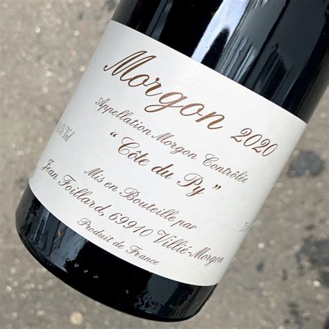 Jean Foillard Morgon Cote Du Py Skatkammer Genereux