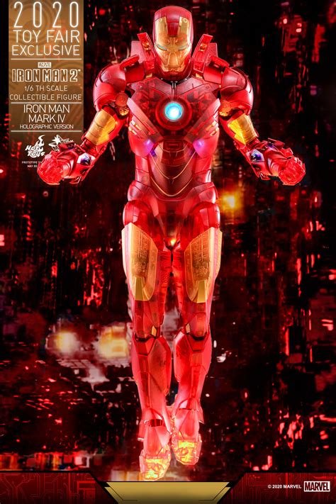 Hot Toys MMS 568 Iron Man 2 Mark IV Holographic Version Hot Toys Complete Checklist