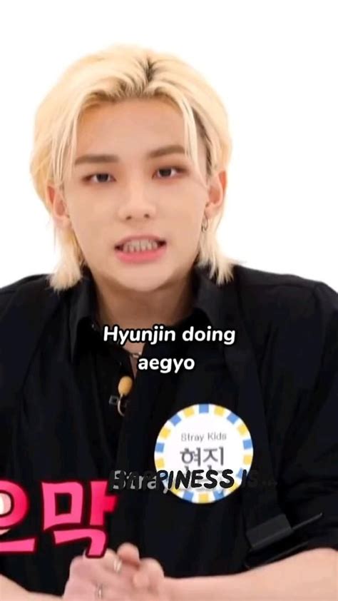 aegyo  hyunjin  bangchan   laughs  straykids