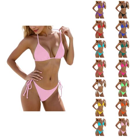 Bandeau Bandage Bikini Push Up Brazilian Swimwear Women Two Piece
