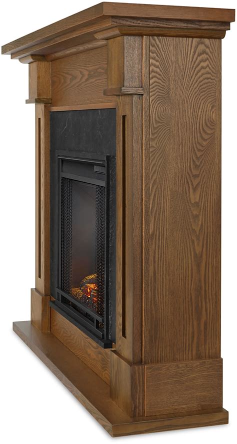 Best Buy Real Flame Kipling Electric Fireplace Burnished Oak 6030e Bo