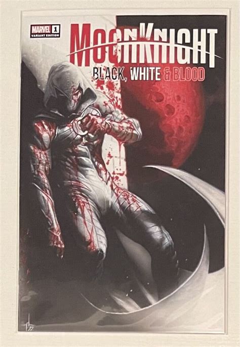 MOON KNIGHT BLACK WHITE BLOOD 1 DELLOTTO Exclusive Trade Dress