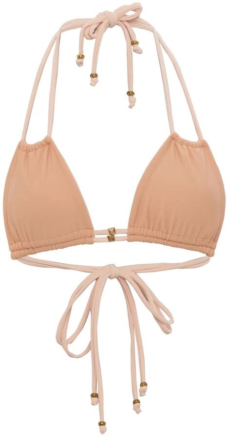 AANOUKIS SWIMWEAR Carina Top Nude And Blush Straps ShopStyle