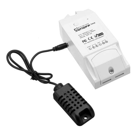 Sonoff® th10 diy 10a 2200w smart home wifi wireless temperature ...