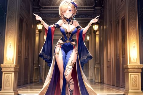 Skinny Full Body Blonde Hair Furry AI Porn