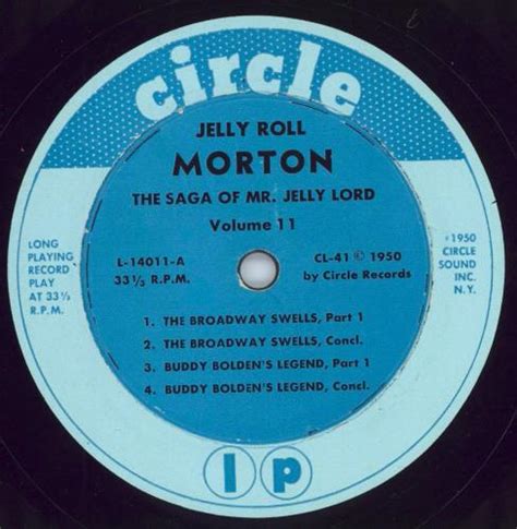 Jelly Roll Morton The Saga Of Mr Jelly Lord Vol Xi In New Orleans